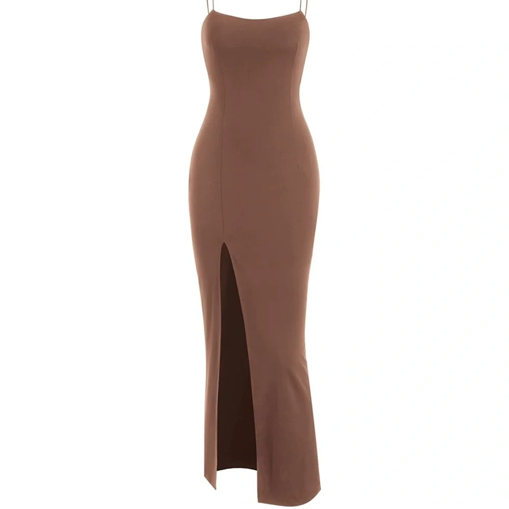 Casual Maxi 🍁 Dress for Women Split Sexy Cocktail Dress